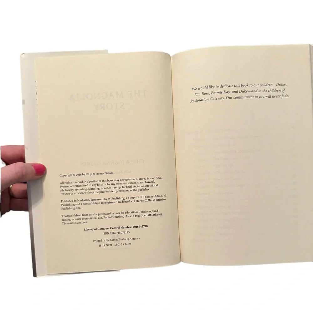 (Book) “The Magnolia Story,” By Chip And Joanna Gaines With Mark Dagostino.